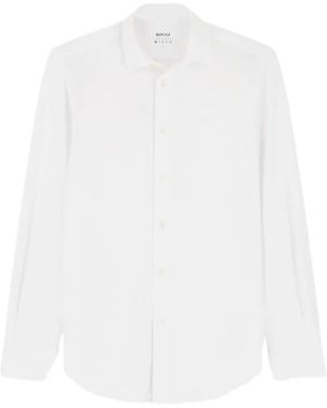 BOGGI Tokyo-Collar Slim-Fit Shirt - White