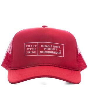 Neighborhood Ot Mesh Cap - レッド