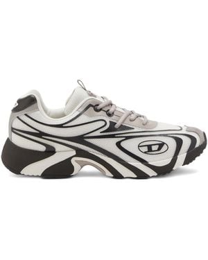 DIESEL Sneakers mit Wirbelmuster - Weiß