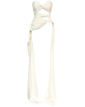 Stolen Stores 3 Carats Draped Bustier - White