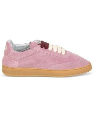 Soldini 80 Perforated Suede Sneakers - Pink