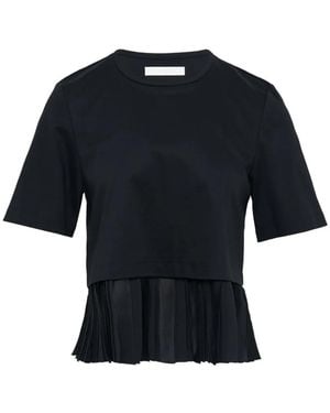 Club21 Pleated Knit Top - Blue