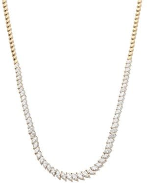 Anita Ko 18Kt Gelbgoldhalskette Mit Diamanten - Weiß
