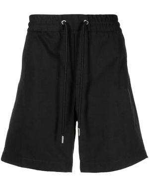 Moncler Drawstring-Waist Shorts - Black