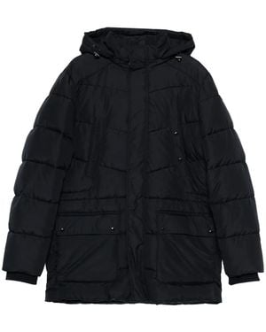 Geox Plumífero Leitan Con Capucha - Negro