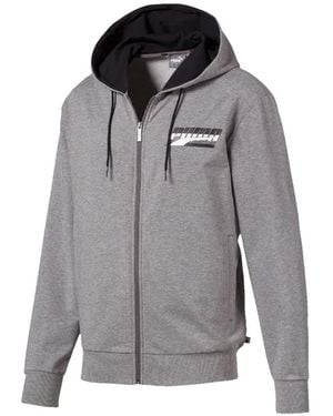 PUMA Rebel Zip-Up Hoodie - Gray