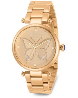 INVICTA WATCH Wildflower Butterfly 36Mm Watch - Metallic