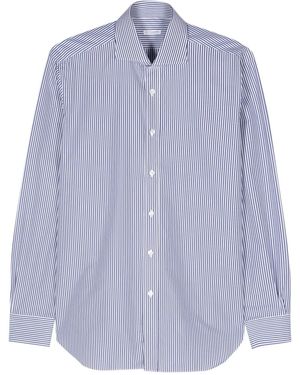 Barba Napoli ストライプ シャツ - ブルー