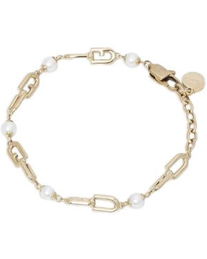 Furla Bracelet À Perles - Métallisé