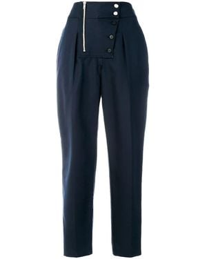Calvin Klein High Waisted Pants - Blue