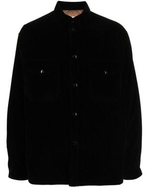 Palm Angels x Moncler X Palm Angels Corduroy Shirt Jacket - Black