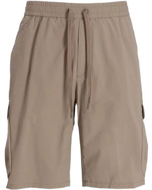 BOSS Cargo-Pocket Shorts - Gray