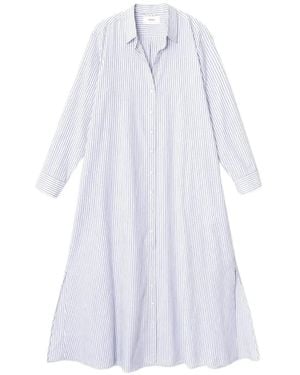Xirena Boden Striped Shirt Dress - White