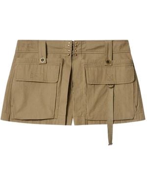 Isabel Marant Barta Cargo Shorts - Natural