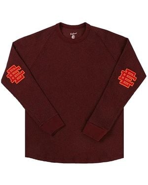 Eric Emanuel Jersey Ee Thermal Con Manga Raglán - Rojo