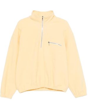 Rier Zip-Fastening Pocket Sweatshirt - Natural