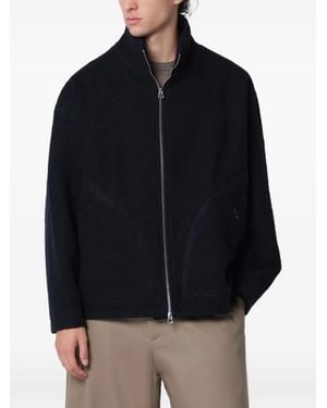 YMC Aaron Zip-Up Oversized Sport Jacket - Black