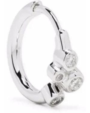 Maria Black 14Kt Elena Diamond Huggie Earring - White