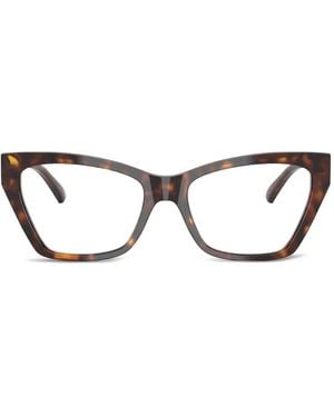 Jimmy Choo Jc3021H Tortoiseshell Cat-Eye Glasses - Brown
