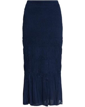 By Malene Birger Ilona Ruched Skirt - Blue