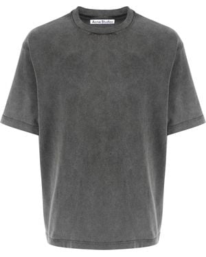 Acne Studios ロゴ Tシャツ - グレー