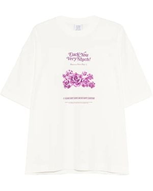 Vetements Printed T-Shirt - Pink