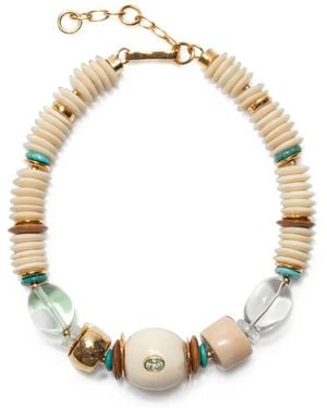 Lizzie Fortunato Coquina Beaded Necklace - Metallic