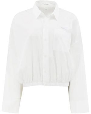 Mother Camicia Scrunchie Frenchie - Bianco