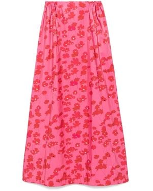 BERNADETTE Ella Maxirock Mit Cosmos-Print - Pink