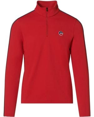Fusalp T-Shirt Mario A Maniche Lunghe - Rosso