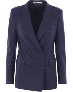 Tagliatore Klassische Cabanjacke - Blau