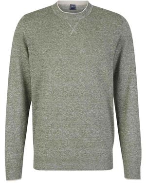 Fedeli Crew Neck Jumper - Grey