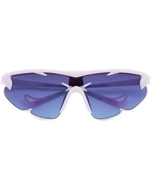 District Vision Junya Racer Cut-Out Sunglasses - Purple