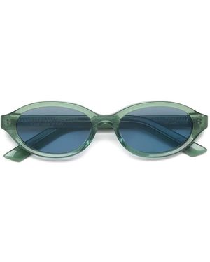 Retrosuperfuture Oval-Frame Sunglasses - Blue
