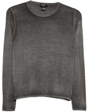 Avant Toi Crew-Neck Top - Gray