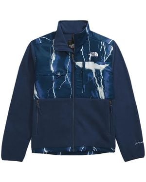 The North Face Denali lightning-print jacket - Azul