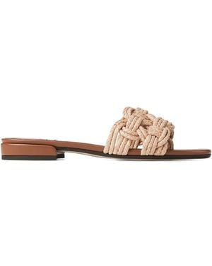 Jimmy Choo Chara Flat Sandals - Natural
