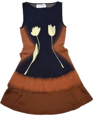 Ph5 Tulip-Print Dress - Blue
