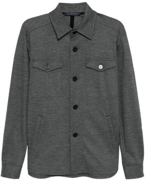 Harris Wharf London Klassische Hemdjacke - Grau
