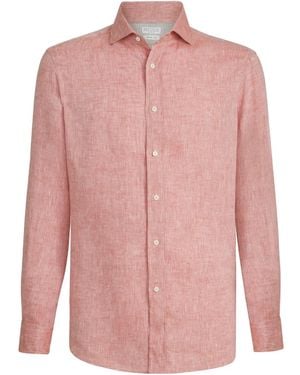 Brunello Cucinelli Linen Shirt - Pink