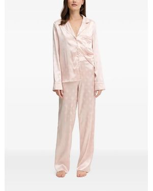 Guess Sylvie Logo Pajamas - Pink