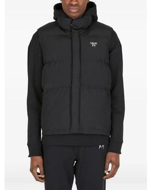 More Joy Hooded Puffer Vest - Black