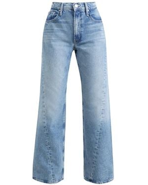 Mother Bookie Twist Bootcut Jeans - Blue