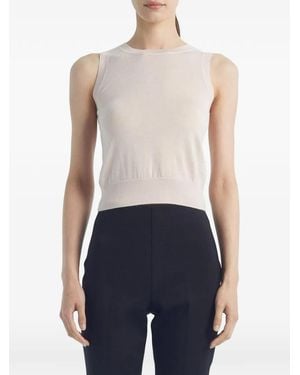 Adam Lippes Jersey De Canalé Ava - Azul