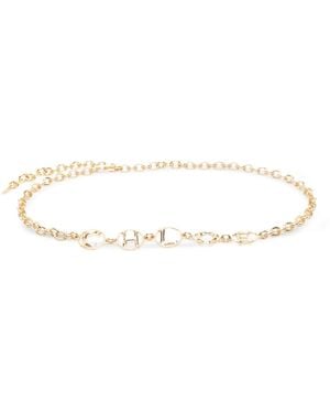 Chloé Script Kettingriem - Wit