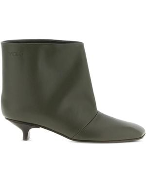 Vicini 30Mm Cizin Square-Toe Leather Ankle Boots - Green