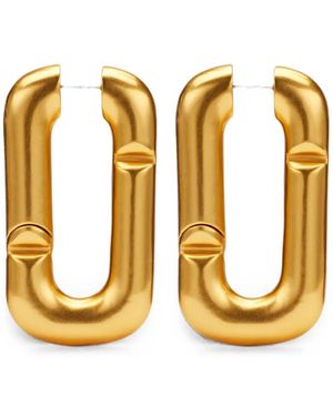 Marc Jacobs Pop J Marc Hoop Earrings - Metallic