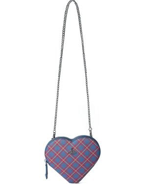 Vivienne Westwood Louise Heart Crossbody Bag - Purple