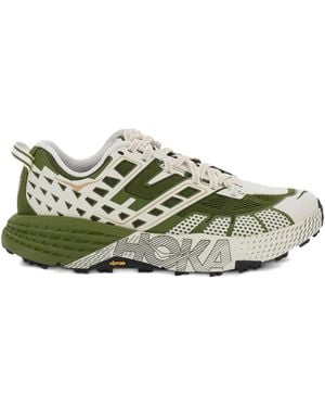 Hoka One One Logo-Detail Trainers - Green