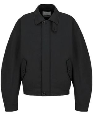 Amomento Padded Throat-Latch Jacket - Black
